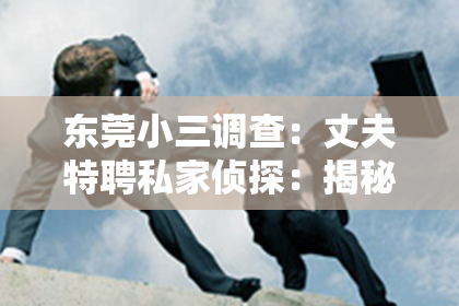 东莞小三调查：丈夫特聘私家侦探：揭秘婚姻中的秘密武器