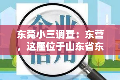 东莞小三调查：东营，这座位于山东省东北部的美丽城市，以其独特的地理位置和丰富的自然资源而闻名。在这个充满活力的城市中，私家侦探行业也逐渐崭露头角。今天，我们就来聊聊东营本地私家侦探公司，看看他们是如何在法律框架内，为市民提供专业、可靠的侦探服务的。