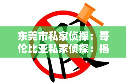 东莞市私家侦探：哥伦比亚私家侦探：揭开真相的神秘身影