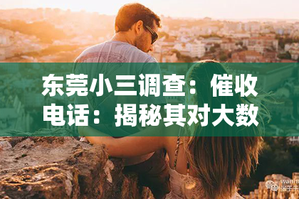 东莞小三调查：催收电话：揭秘其对大数据的影响