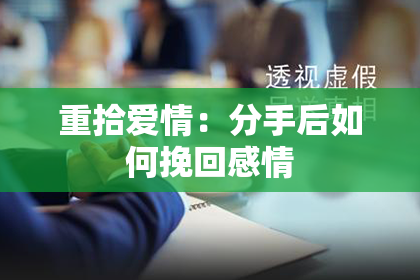 重拾爱情：分手后如何挽回感情