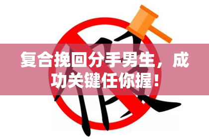 复合挽回分手男生，成功关键任你握！