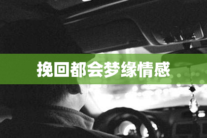 挽回都会梦缘情感
