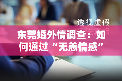 东莞婚外情调查:如何通过“无恙情感”挽回男友?实用技巧与建议分享!