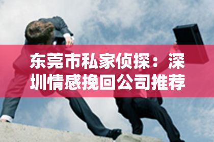 东莞市私家侦探：深圳情感挽回公司推荐人：专业助力，重拾爱情