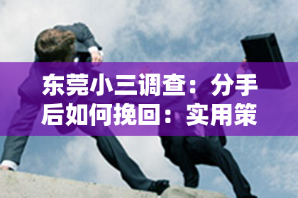 东莞小三调查：分手后如何挽回：实用策略与案例分析