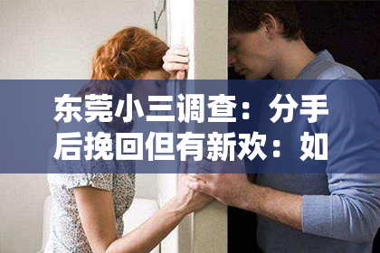 东莞小三调查:分手后挽回但有新欢:如何应对情感困境
