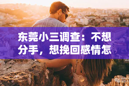 东莞小三调查：不想分手，想挽回感情怎么办？