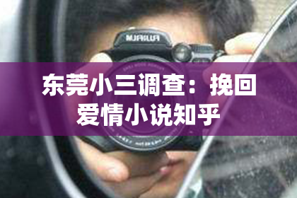 东莞小三调查：挽回爱情小说知乎