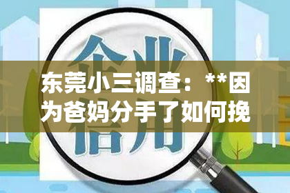 东莞小三调查：**因为爸妈分手了如何挽回：家庭修复指南**