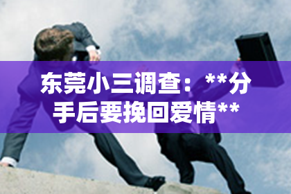 东莞小三调查：**分手后要挽回爱情**