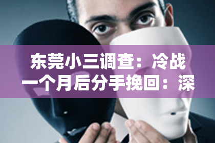 东莞小三调查：冷战一个月后分手挽回：深度解析与策略建议