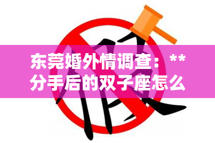 东莞婚外情调查：**分手后的双子座怎么挽回**