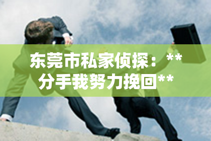 东莞市私家侦探：**分手我努力挽回**